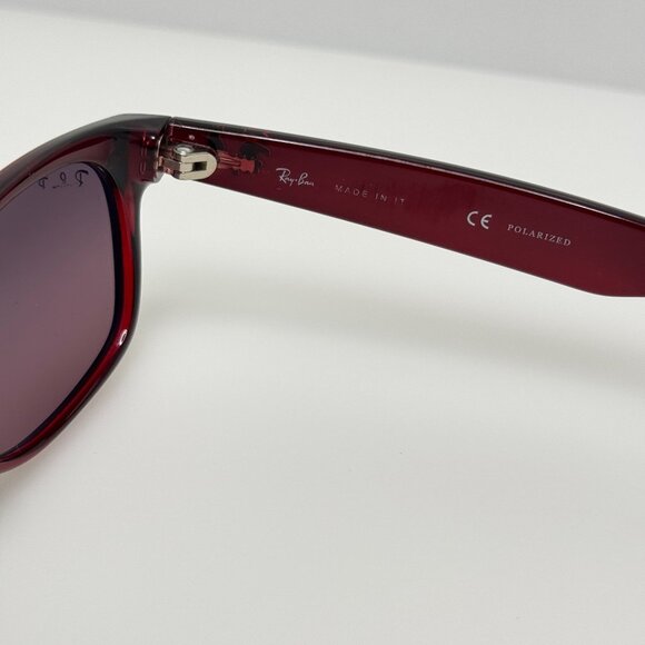 Ray Ban Sunglasses RB 2132 “New Wayfarer” 843/77 52-18 Polarized Italy - Picture 5 of 8